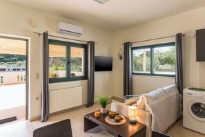 Living area - Casa Barbara (Chania)