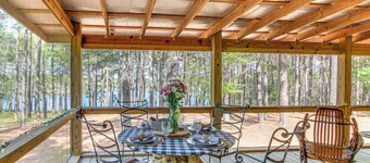 136 Private Acres: Lakefront Aiken County Home!