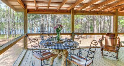 136 Private Acres: Lakefront Aiken County Home!