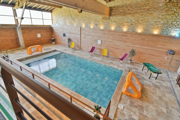 Piscine couverte, piscine chauffée