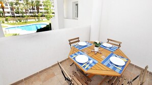 Apartment | Balcony - Apartment in Roses With Pool View (Roses)