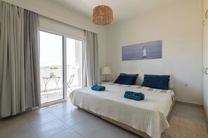 3 bedrooms, iron/ironing board, free WiFi, bed sheets - Bougan Villa (Rhodes)