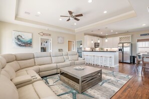 House, 3 Bedrooms | Living area - Gulf Winds 3 Bedroom Home (Port Bolivar)