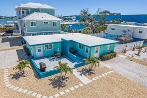 House, 4 Bedrooms | Exterior - 412/815 Tropical Tide Duplex: 4bd, Walk To Times Square! 4 Bedroom Home (Fort Myers Beach)