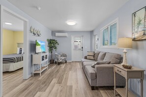 House, 4 Bedrooms | Living area - 412/815 Tropical Tide Duplex: 4bd, Walk To Times Square! 4 Bedroom Home (Fort Myers Beach)