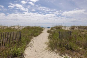 On the beach