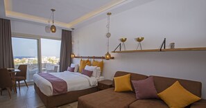 1 bedroom, iron/ironing board, WiFi, bed sheets - Charming studio in amazing Sahl Hasheesh with Red sea view (Sahl Hasheesh)