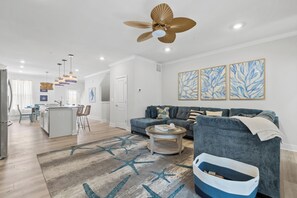 Living area - Lighthouse Bay 105F by Seaside Vacations & Sales (Ocean City)