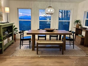 Dining - "Rooms with a View" newly renovated rustic modern home with stunning BRM views (Spruce Pine)