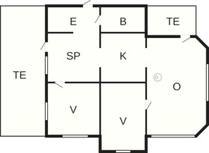 House | Floor plan - 4 Person Holiday Home in Allinge (Allinge)