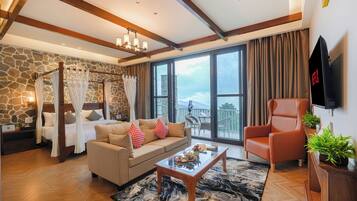 Casa de campo superluxo, sacada, vista para a montanha | 1 quarto, Wi-Fi de cortesia