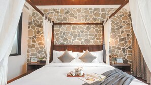 Cottage Mewah, balkon, pemandangan gunung