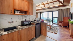 Cottage Mewah, balkon, pemandangan gunung | Dapur pribadi