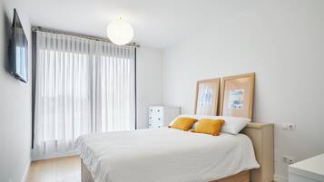 2 slaapkamers, een strijkplank/strijkijzer, wifi