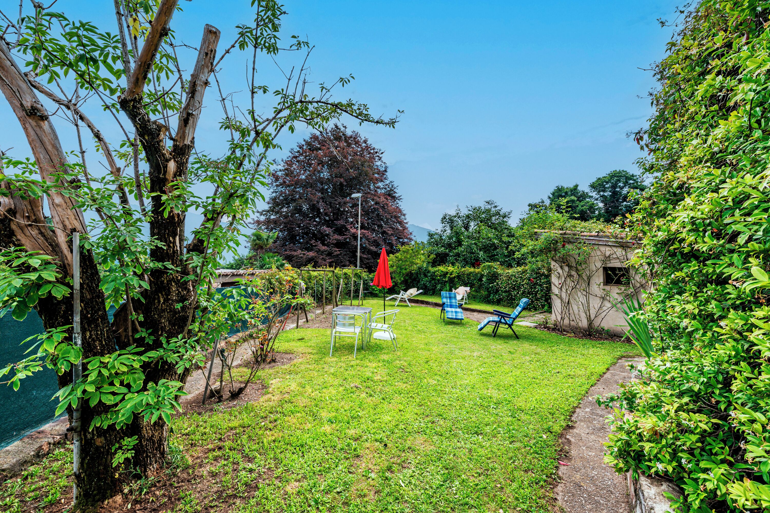 A szálláshely külső területei