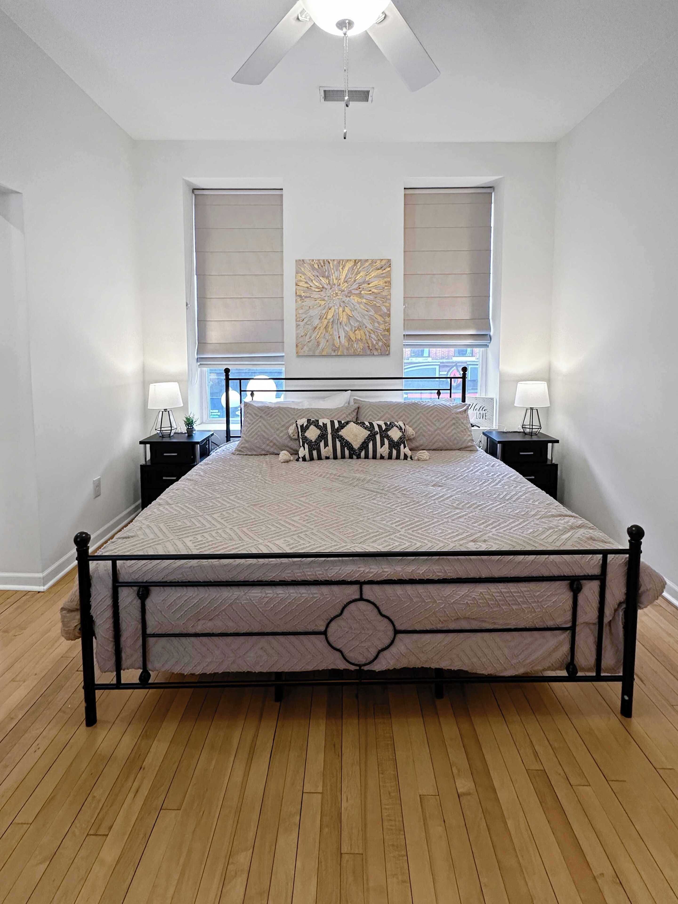 2 Schlafzimmer, Schreibtisch, Bügeleisen/Bügelbrett, WLAN