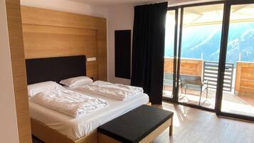 Superior-Chalet, Balkon, Bergblick