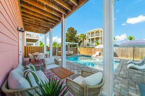 Pool - April 22-26 sale - heated pool - gulf views - (Panama City Beach)