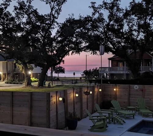 Where the pool meets the Gulf - Your Coastal Escape Awaits