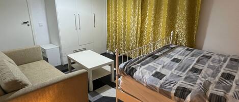 1 間睡房、熨斗/熨衫板、Wi-Fi、床單