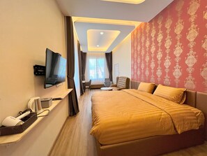 Tario house king | Desk, free WiFi, bed sheets - Phuiyara Resort Nakhonnayok (Nakhon Nayok)