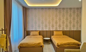 2 habitaciones, escritorio, wifi gratis y ropa de cama