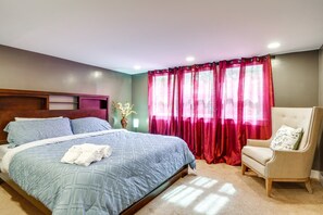 3 bedrooms, iron/ironing board, WiFi, bed sheets