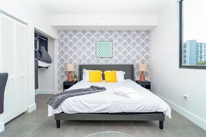 1 bedroom, iron/ironing board, travel crib, free WiFi