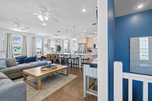 TV, table football, ping pong