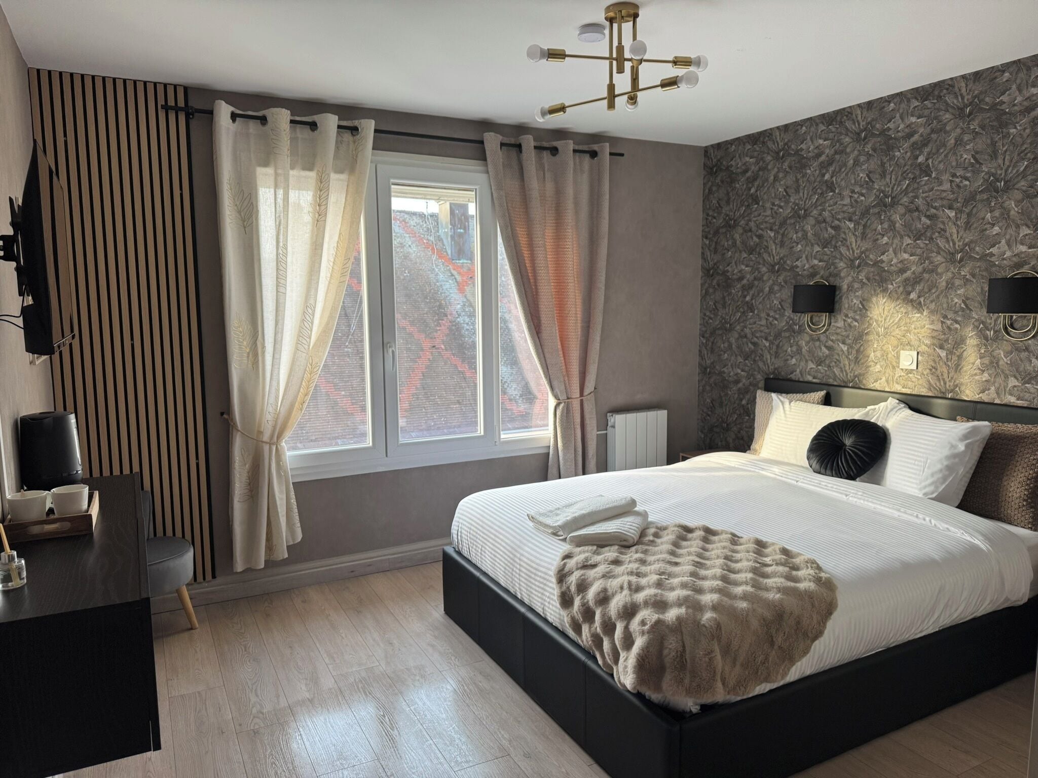 Quarto casal conforto | Wi-Fi de cortesia