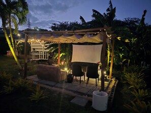 Terrace/patio - Genesis King Suite Apt 4 located in peaceful valley AC, Wi-Fi, King Bed (Cassada Gardens)