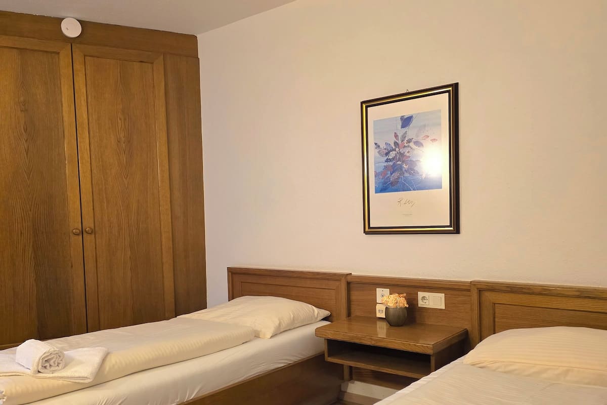 Standard Twin Room | Desk, laptop workspace, blackout curtains, soundproofing