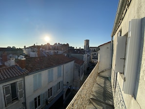 Blick von der Unterkunft