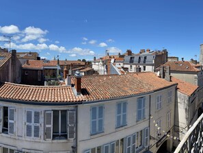 Blick von der Unterkunft