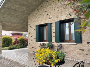 Voorkant van accommodatie