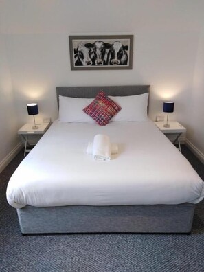 Leilighet – deluxe, hageutsikt | Skrivebord for bærbar PC, strykejern/-brett og wi-fi (inkludert)