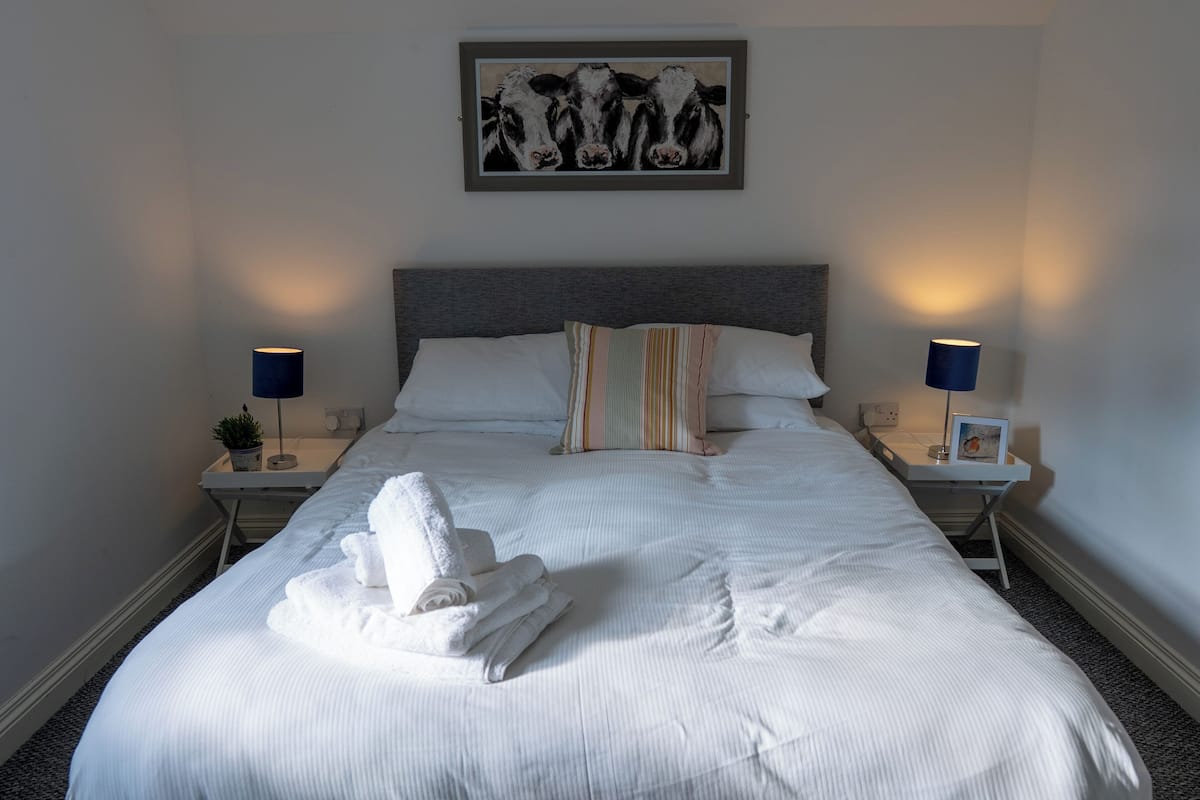 Classic Apartment, Garden View | Laptop workspace, iron/ironing board, free WiFi