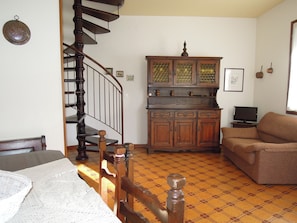 Apartment, 2 Bedrooms, Garden View | Living room - Cozy Stay With Shared Pool (San Michele al Tagliamento)