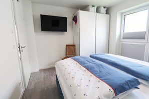1 bedroom, iron/ironing board, travel crib, free WiFi