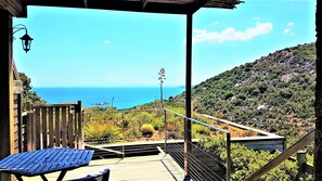 Deluxe Apartment, Kitchenette, Sea View | Terrace/patio -  A ALTEZZA (Porto-Vecchio)