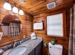 Towels, soap, toilet paper