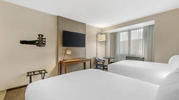 Blackout drapes, iron/ironing board, rollaway beds, bed sheets
