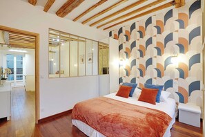 1 bedroom, laptop workspace, iron/ironing board, bed sheets - Beautiful 1bdr With Terrace - Neuilly/seine Near Paris (Neuilly-sur-Seine)