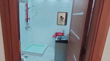 Towels, soap, toilet paper
