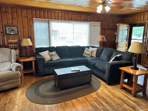 TV, DVD player - Cabin 2 by Eagle Waters Resort (eagle river)