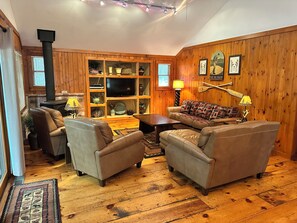 TV, DVD player - Cabin 3 by Eagle Waters Resort (eagle river)