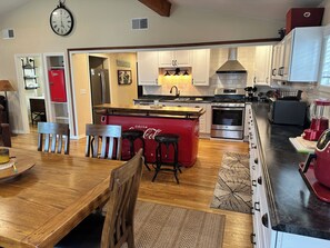 Fridge, microwave, oven, coffee/tea maker - Cabin 8R by Eagle Waters Resort (eagle river)