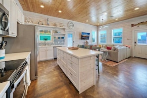 House (Multiple Bedrooms) | Interior - Sleeps 24, 2 Homes Pool, Backyard Tiki Bar, Fire Pit, Cornhole Walk to Beach (Port Aransas)