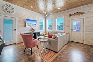 House (Multiple Bedrooms) | Interior - Sleeps 24, 2 Homes Pool, Backyard Tiki Bar, Fire Pit, Cornhole Walk to Beach (Port Aransas)