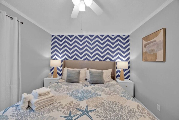 Iron/ironing board, WiFi, bed sheets